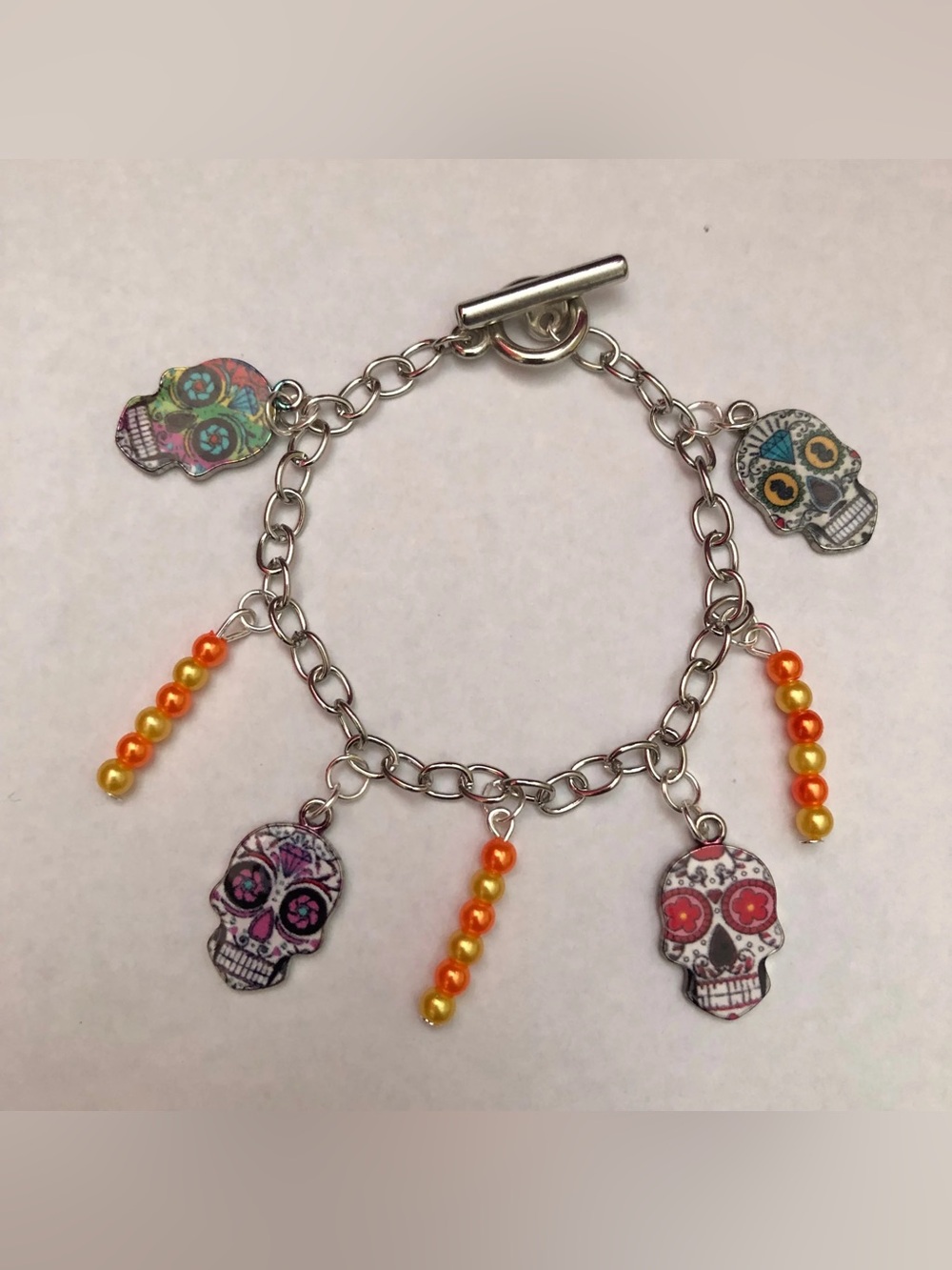 Día De Muertos Skull Calavera Charm Bracelet
SKU586